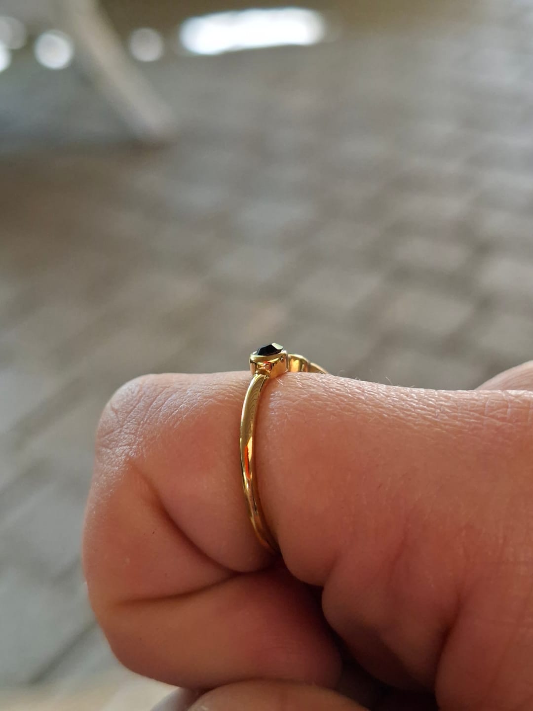 Customer photo review of Aurora Vintage Crystal Ring