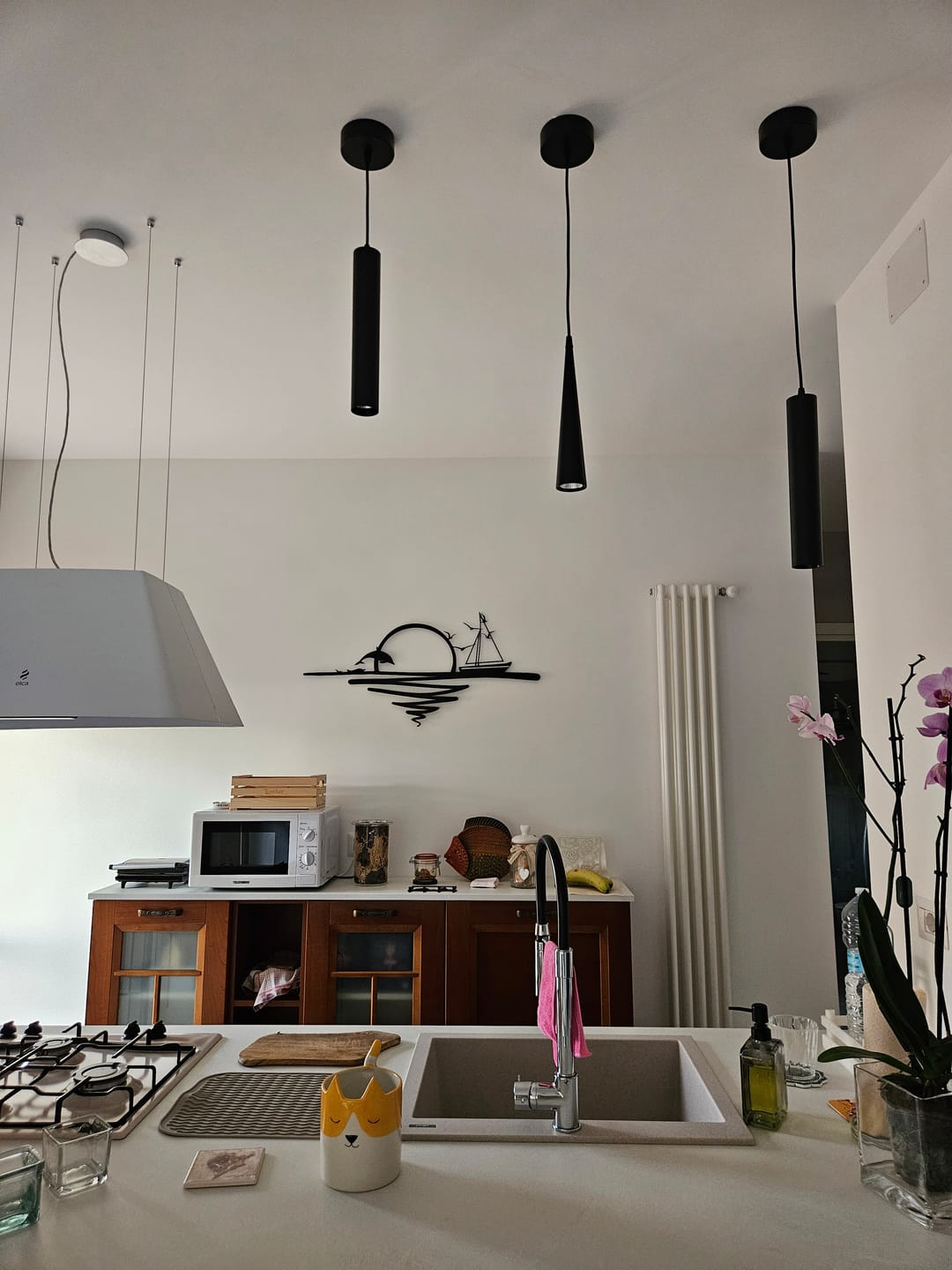 Customer photo review of Décoration murale en métal - Lever du soleil (SUN.02)