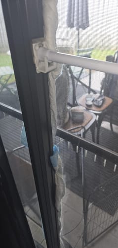 Customer photo review of Patio Pet Door Insert