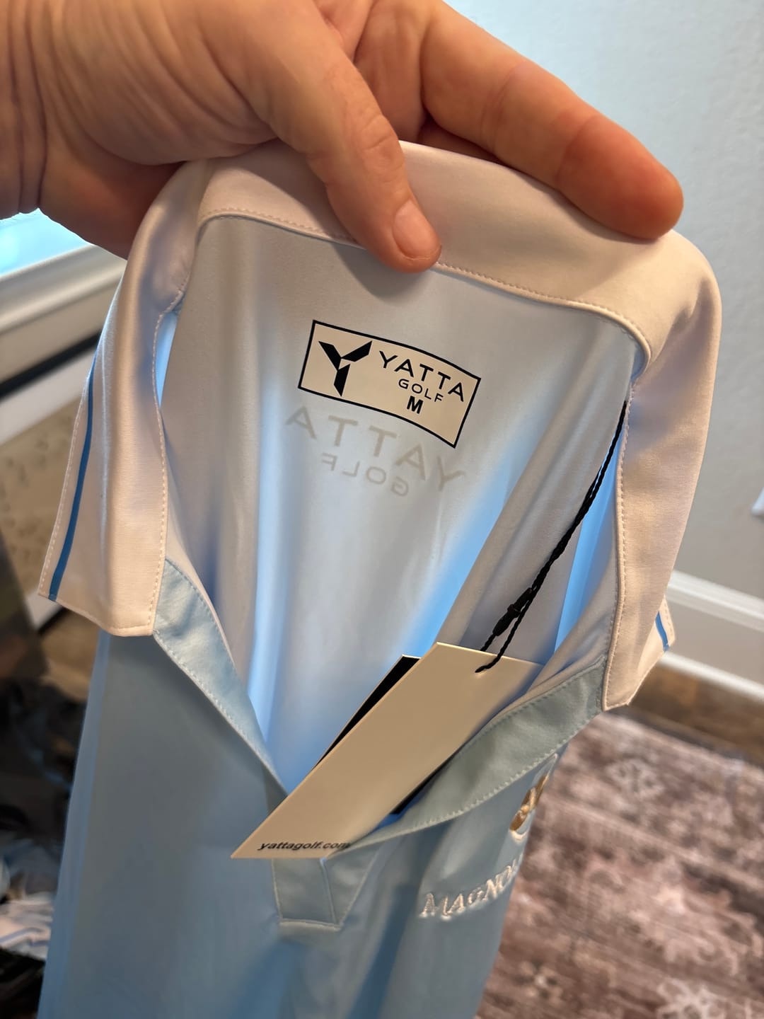 Customer photo review of Harbor Mist Women's Golf Polo
