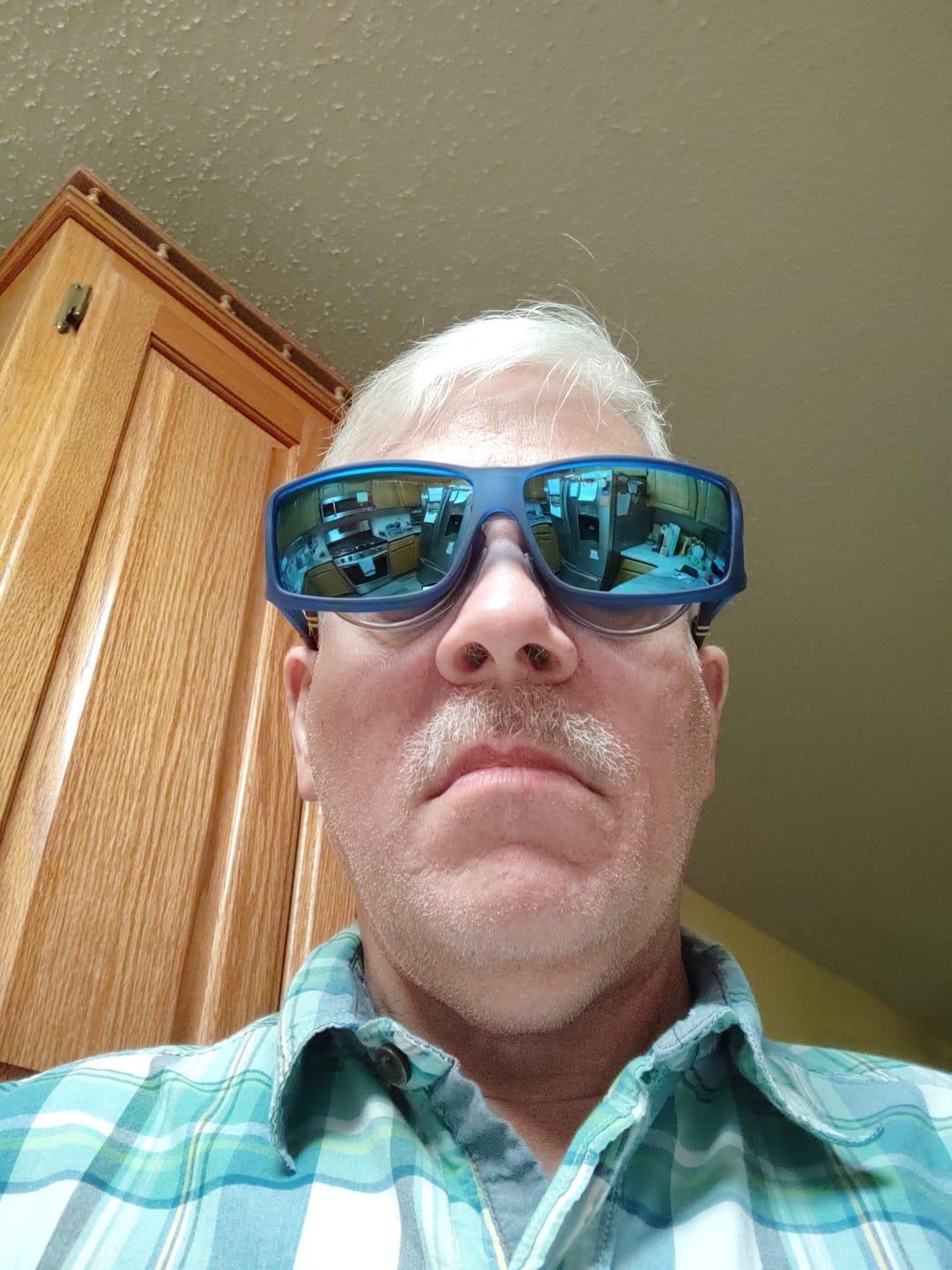 Customer photo review of OverShade™ Polarized Fit-Over Sunglasses