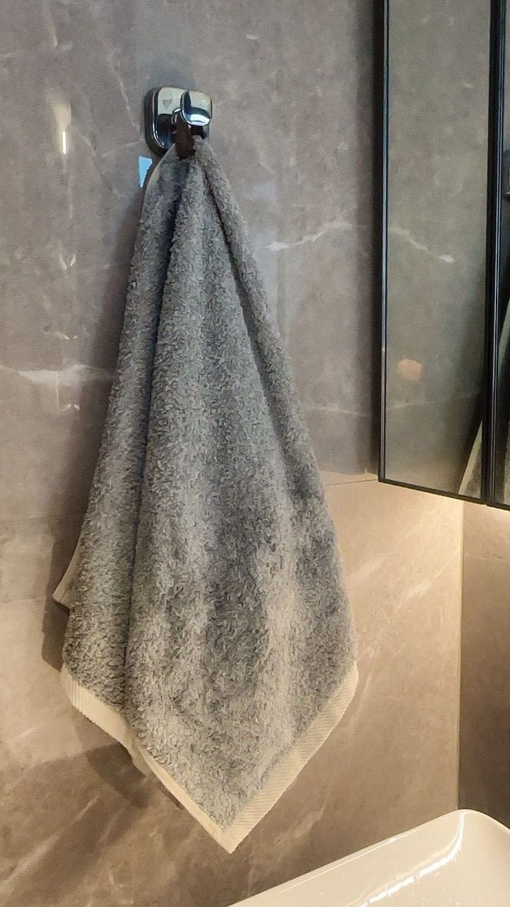 Customer photo review of Premium Copper Hand Towel | Antibacterial