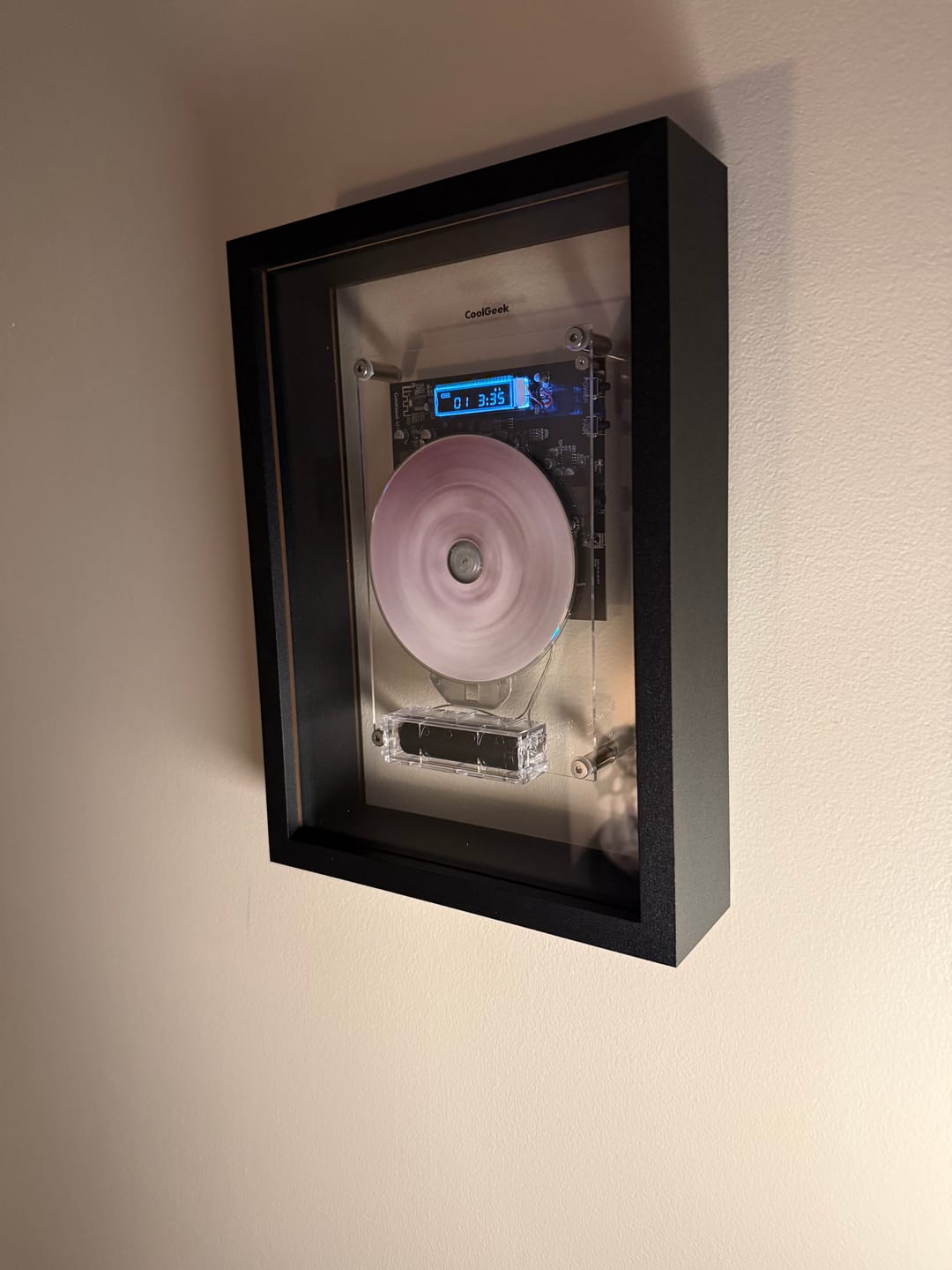 Customer photo review of M1 Music Frame CD Player