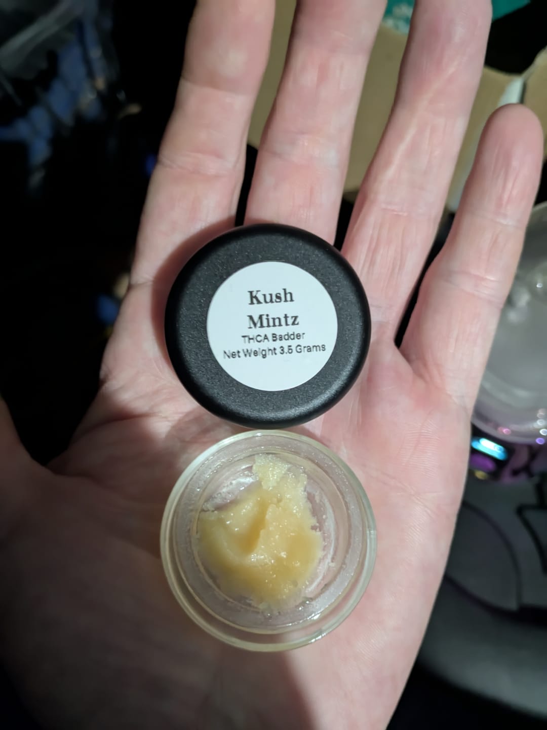 Customer photo review of Kush Mintz | THCA Badder