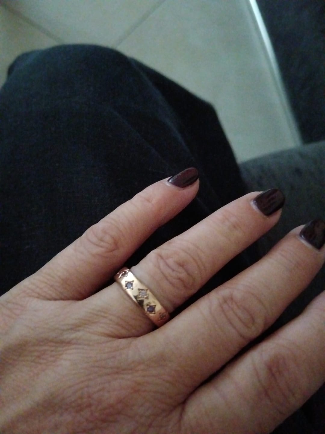 Customer photo review of Anello Fedina Étoile con Punti Luce in Cubic Zirconia
