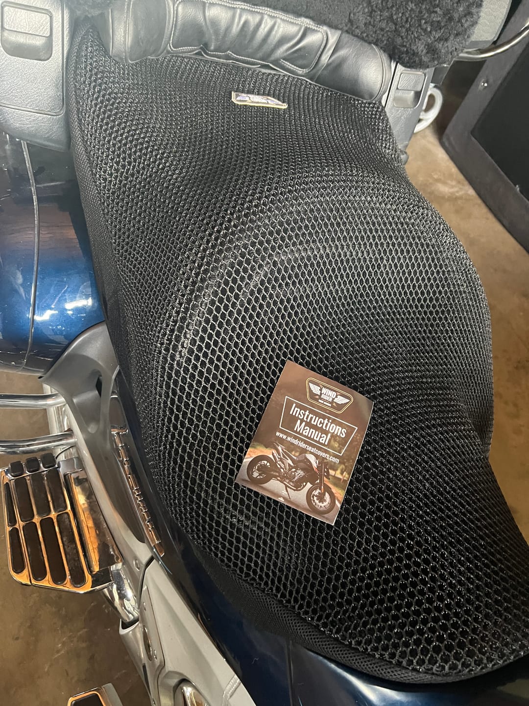 Customer photo review of Wind Rider Seat Cover