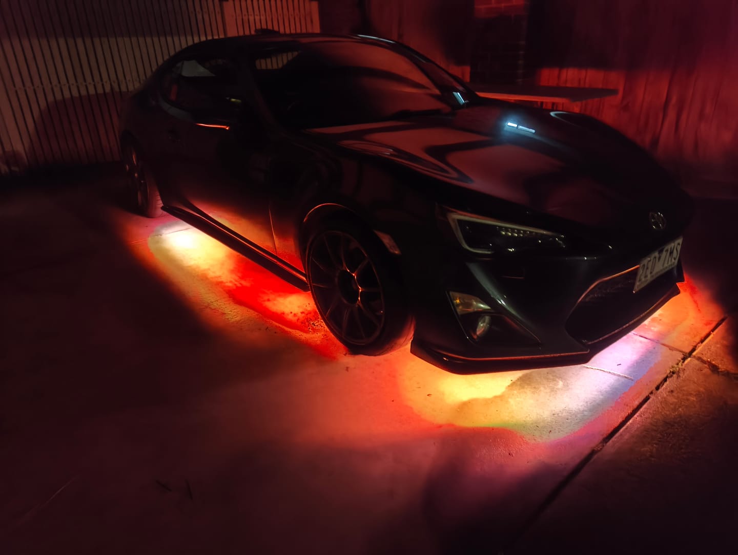Customer photo review of ELGlow® Universal Car Underglow Kit