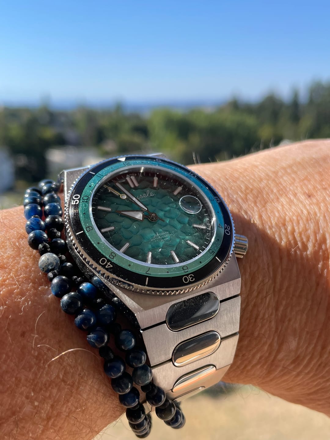 Customer photo review of Oceanic Blue