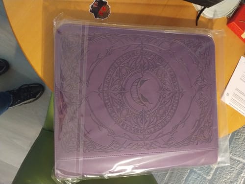 Customer photo review of Purple Evil - Toploader Trading Card Binder