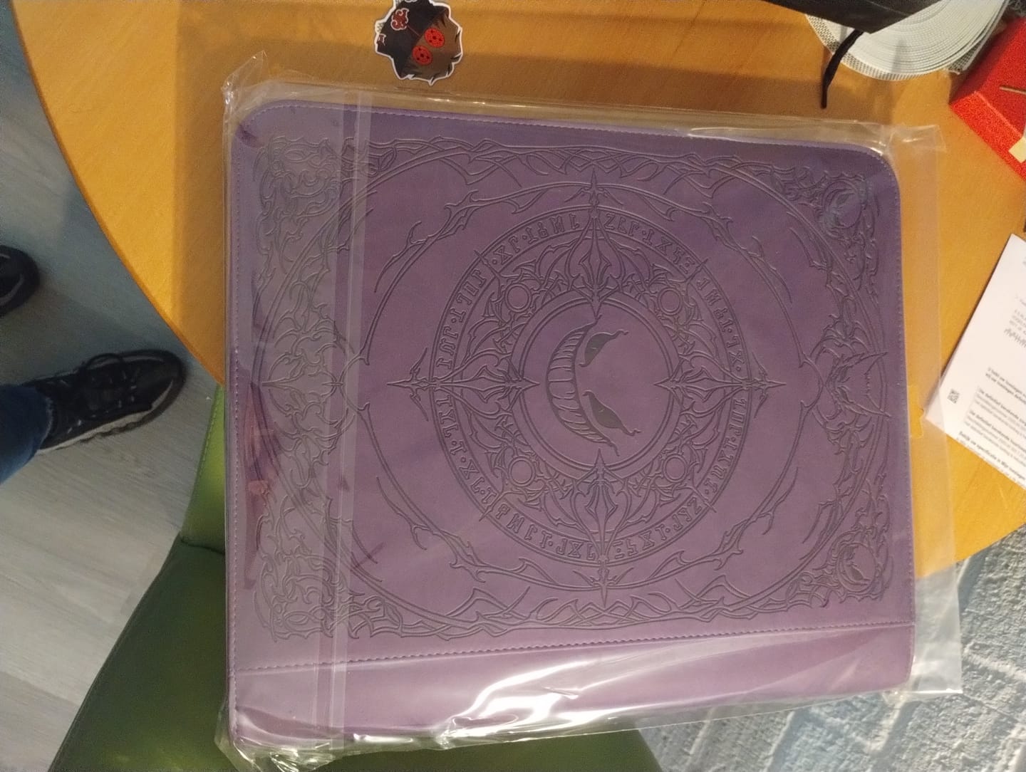 Customer photo review of Purple Evil - Toploader Trading Card Binder