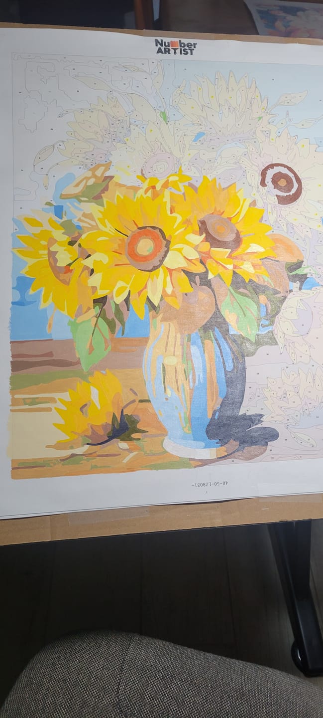 Customer photo review of Vase of Golden Blooms