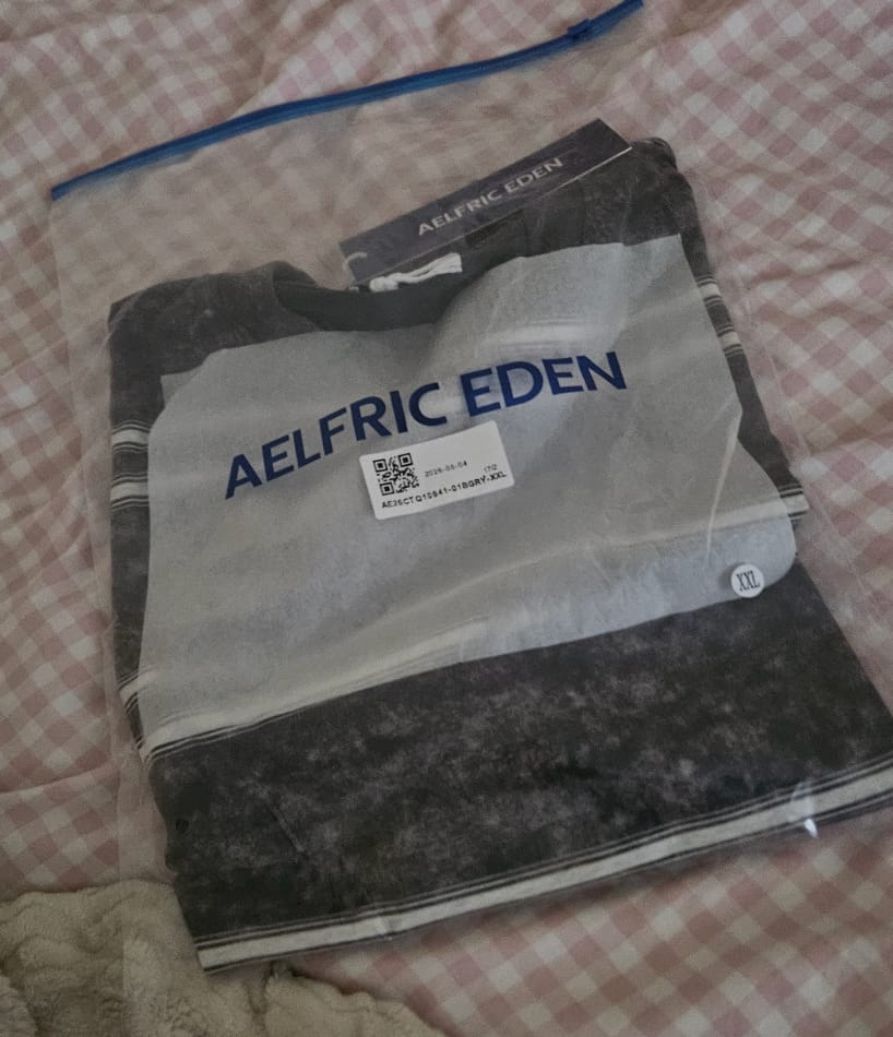 Customer photo review of Aelfric Eden Boxy Stripe Washed Tee