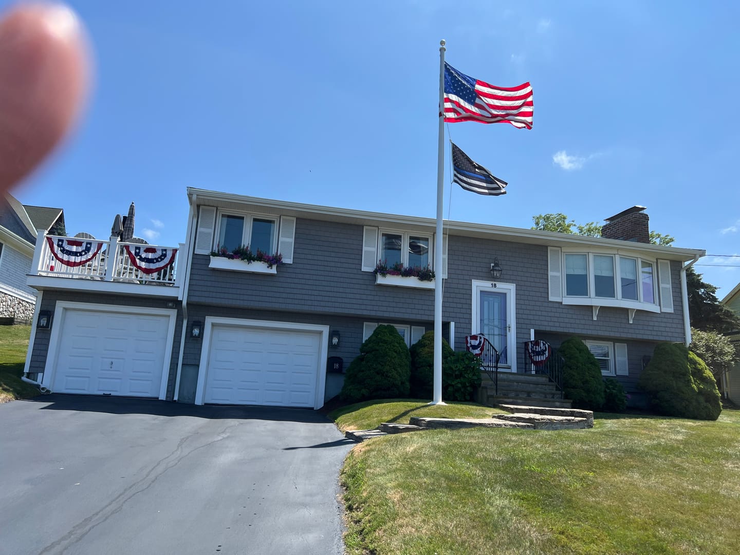 Customer photo review of 5' x 8' American Flag