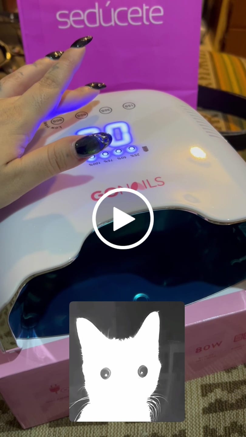 Customer video review of Lámpara Pro Led/uv 80w
