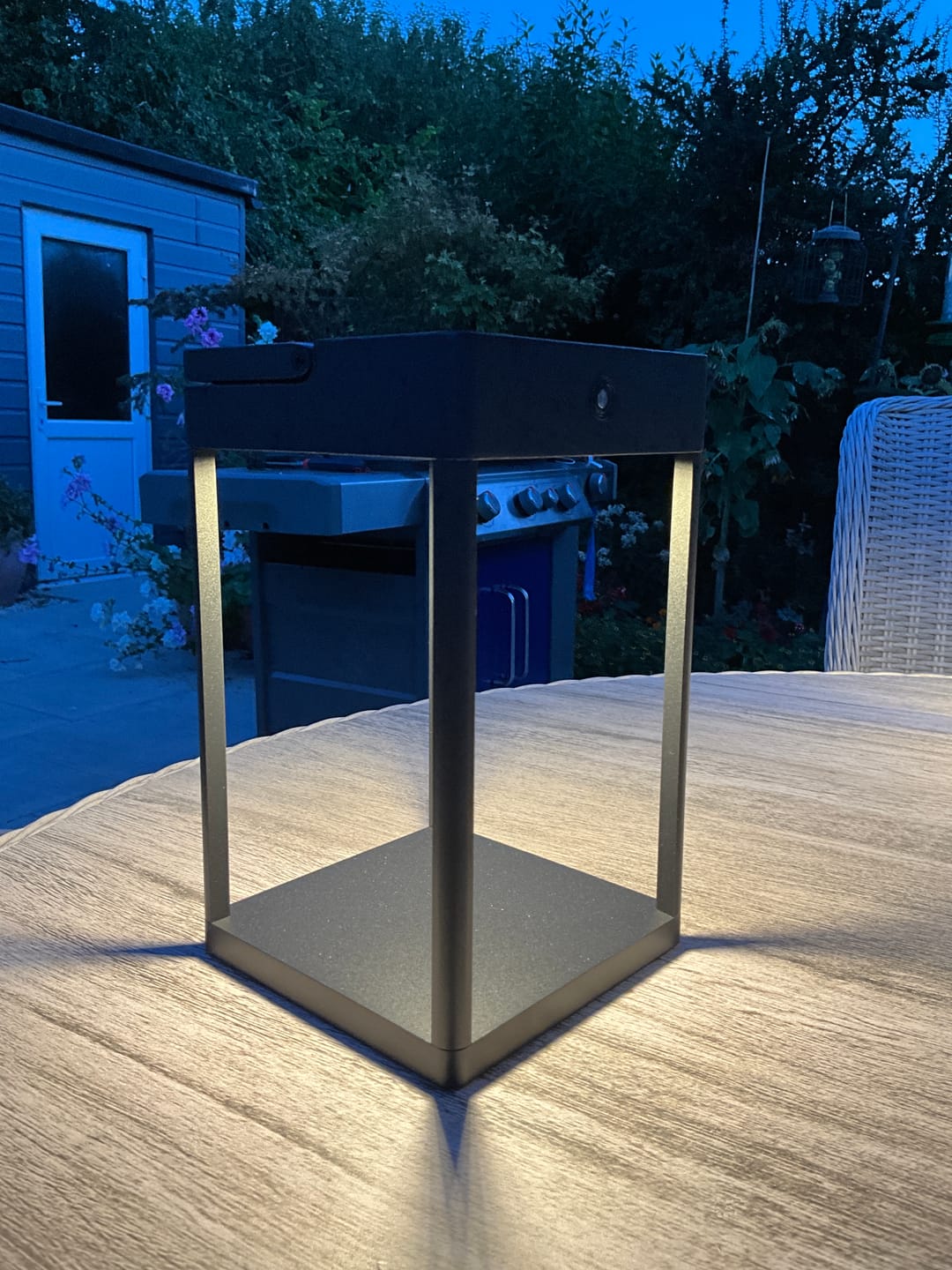 Customer photo review of Luxury Metal Solar Lantern