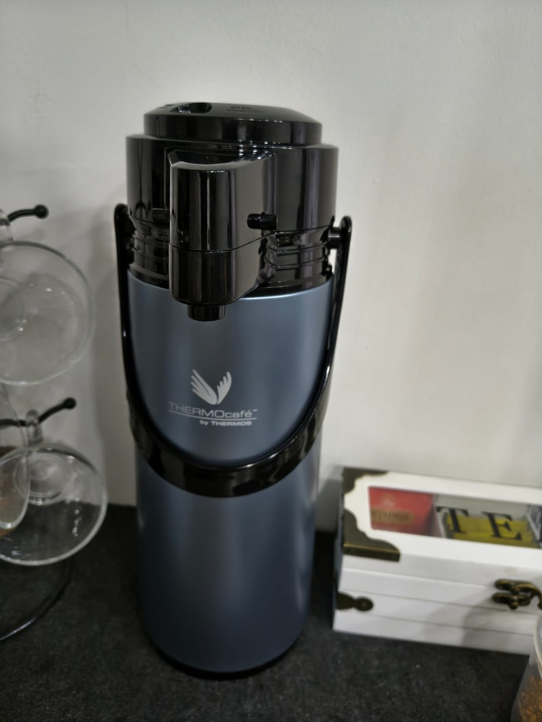 Customer photo review of TERMO SIFON DE VIDRIO 1.9LT SLATE