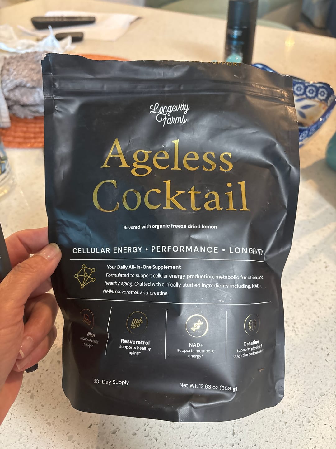 Customer photo review of Ageless Cocktail