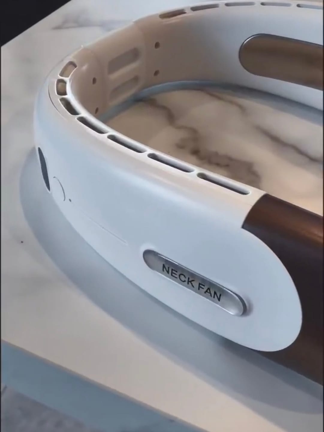 Customer photo review of PREORDER: The Trickle Neck Cooler - White