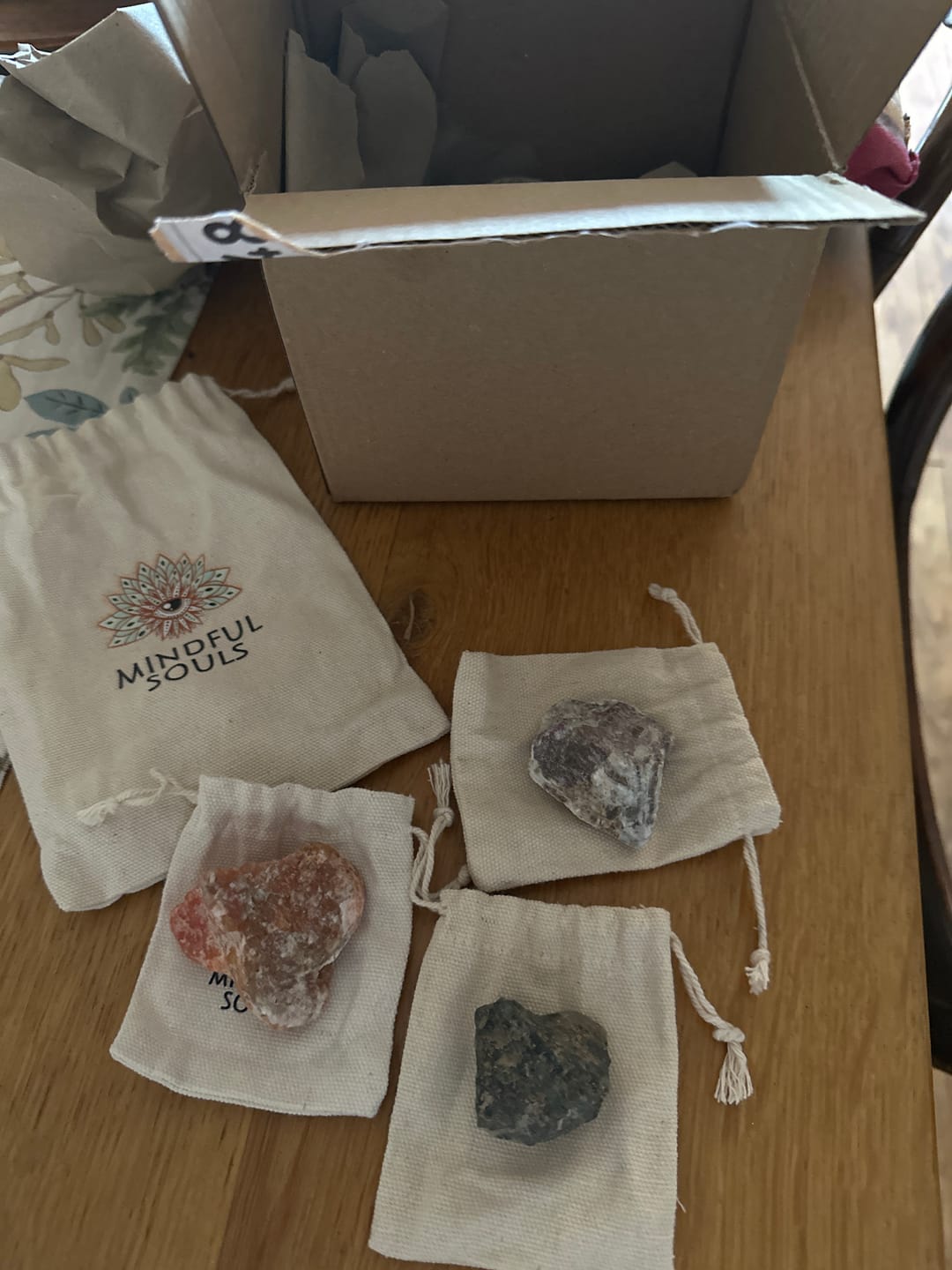 Customer photo review of Crystal Mystery Bag – GRANDIDIERITE COLLECTOR'S EDITION