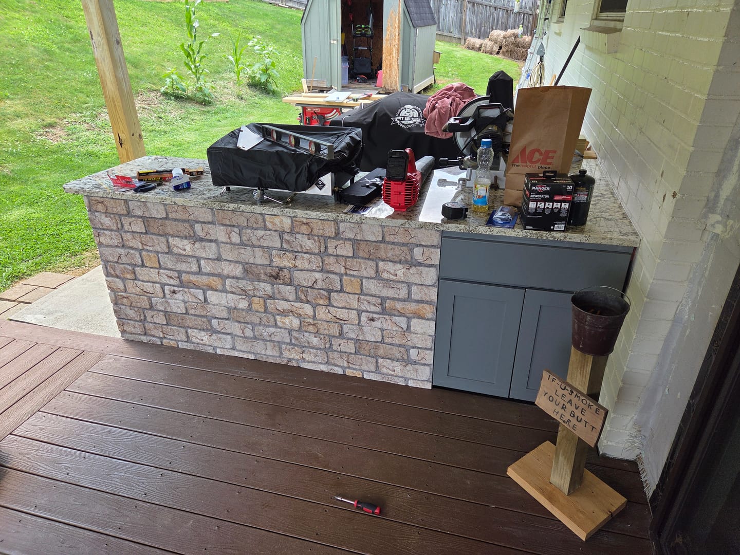 Customer photo review of Rustic Sandstone | Brick Effect | TAS-607