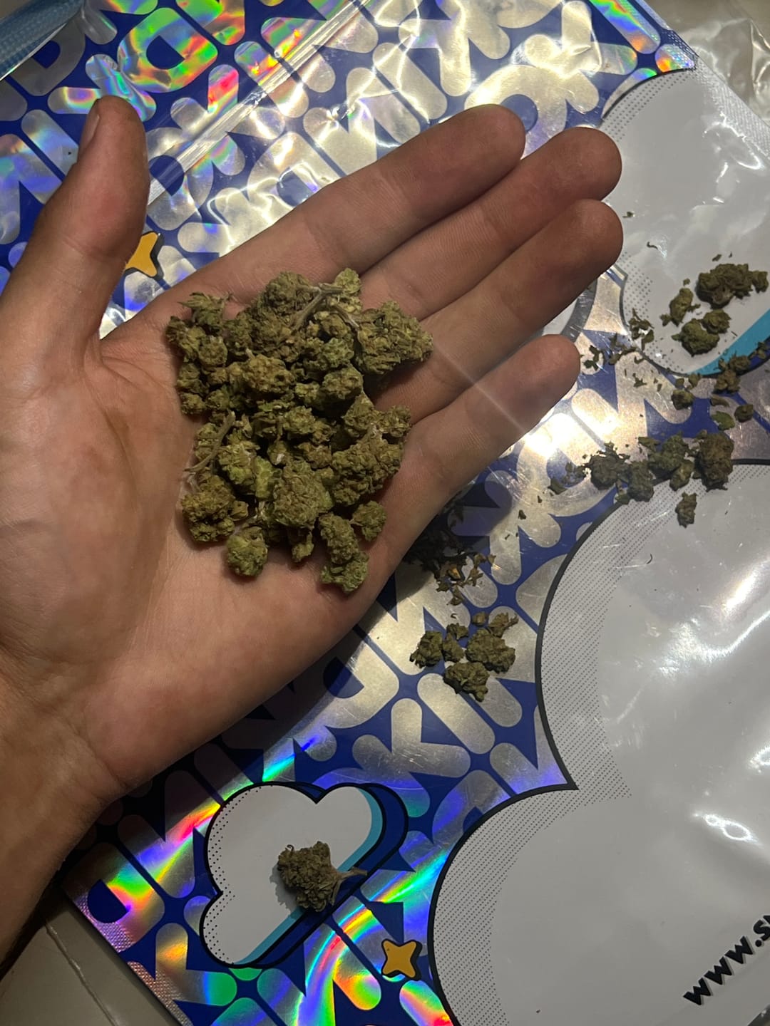 Customer photo review of Raspberry Kush Minis  - Bulk Minis - Indica