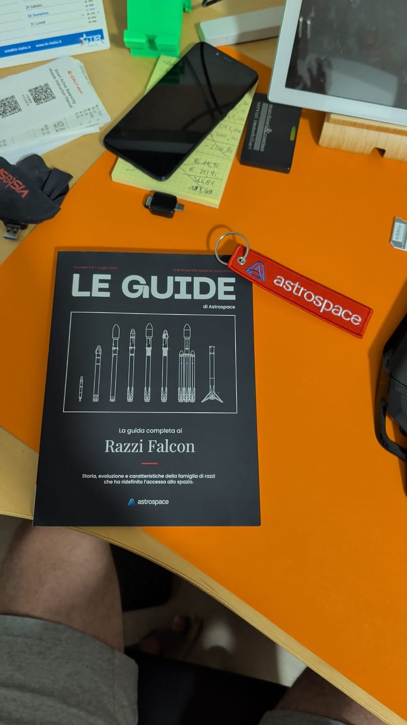 Customer photo review of La Guida completa ai Razzi Falcon con portachiavi "Remove Before Flight"