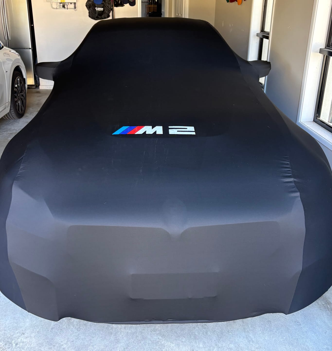Customer photo review of CUSTOM INDOOR CAR COVER FOR BMW