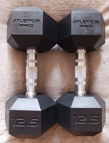 Customer photo review of Hexagon Dumbbells PRO | 2x7.5kg