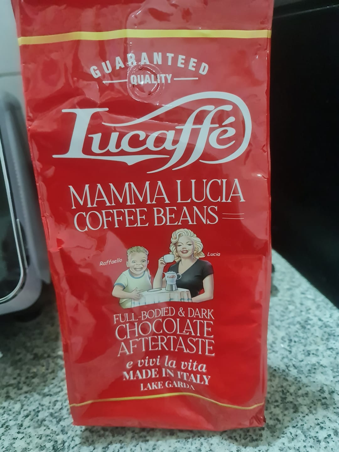 Customer photo review of Lucaffe Mamma Lucia 1 kg Grano Entero