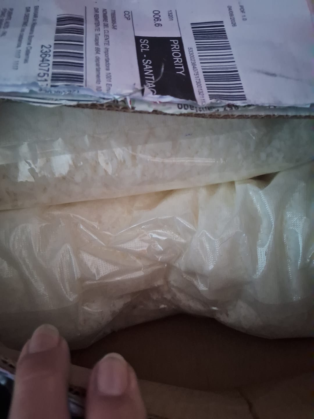 Customer photo review of Cera de soja 1 kg bajo punto de fusión 52 grados bpf escamas cera de soya