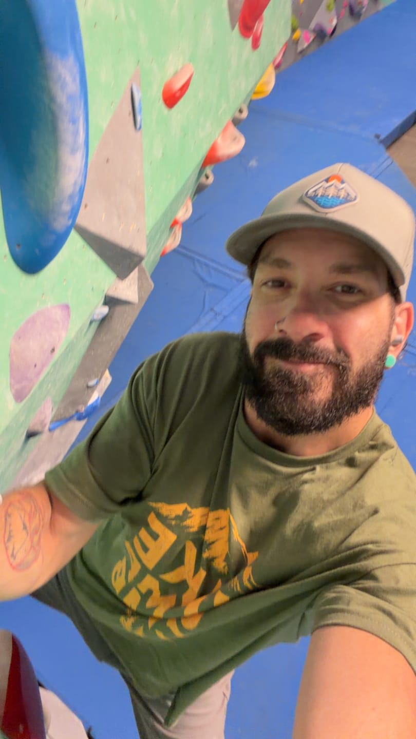 Customer photo review of Hike Camp Climb Tee