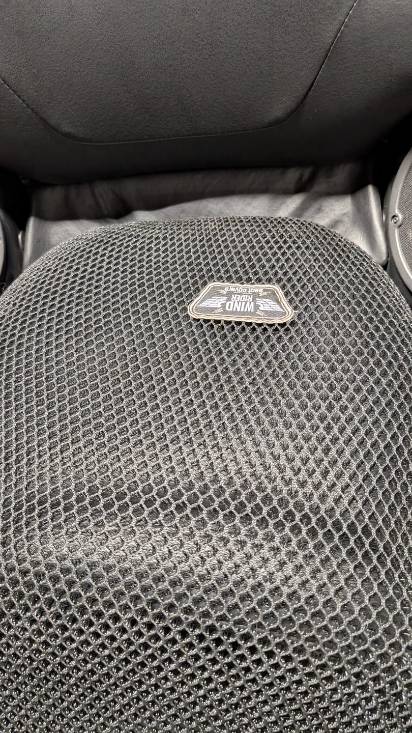 Customer photo review of Wind Rider Seat Cover
