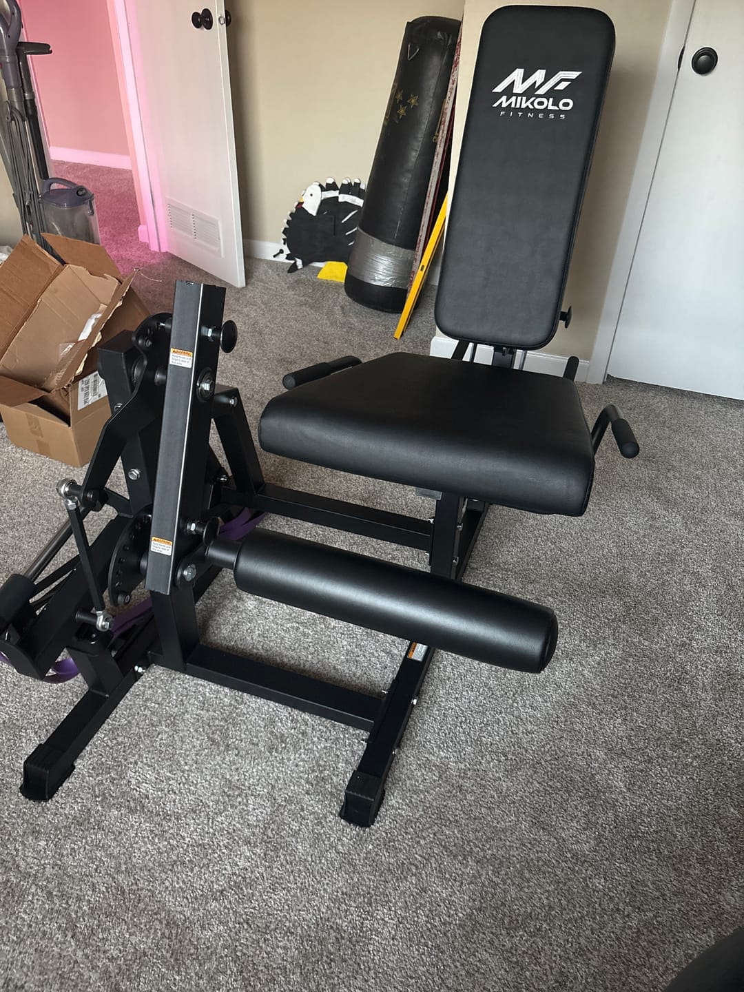 Customer photo review of NOVA™ Progressive Load Leg Extension & Curl Machine