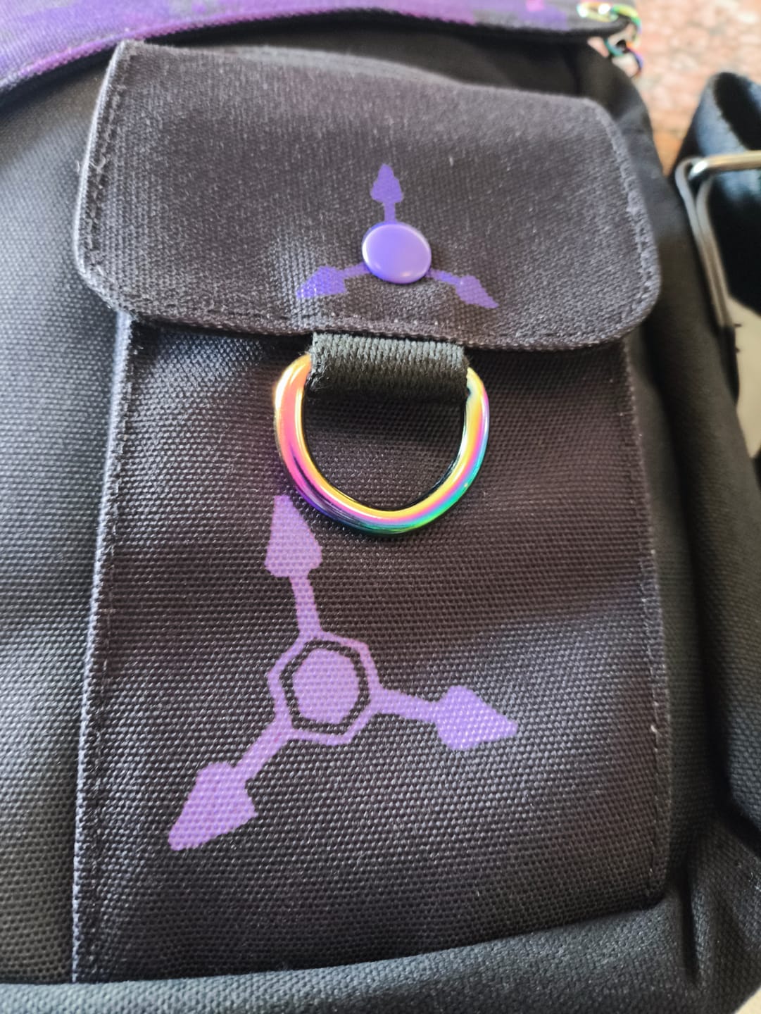 Customer photo review of Murder Drones Laptop Bag