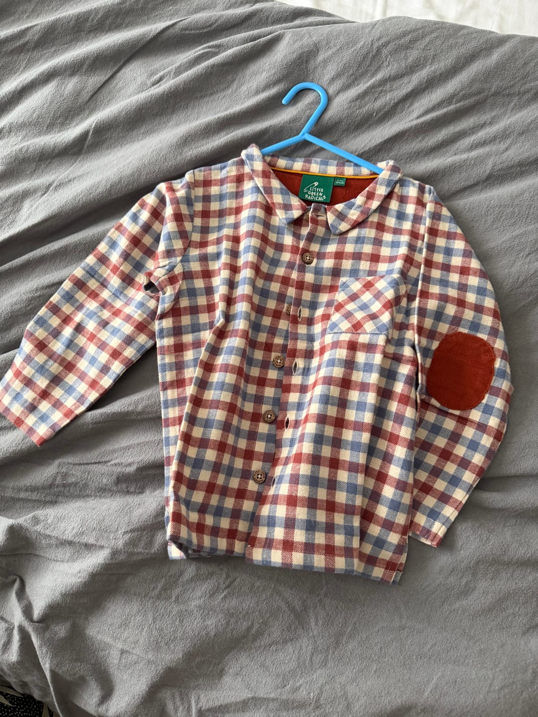 Customer photo review of Ginger Check Long Sleeve Shirt