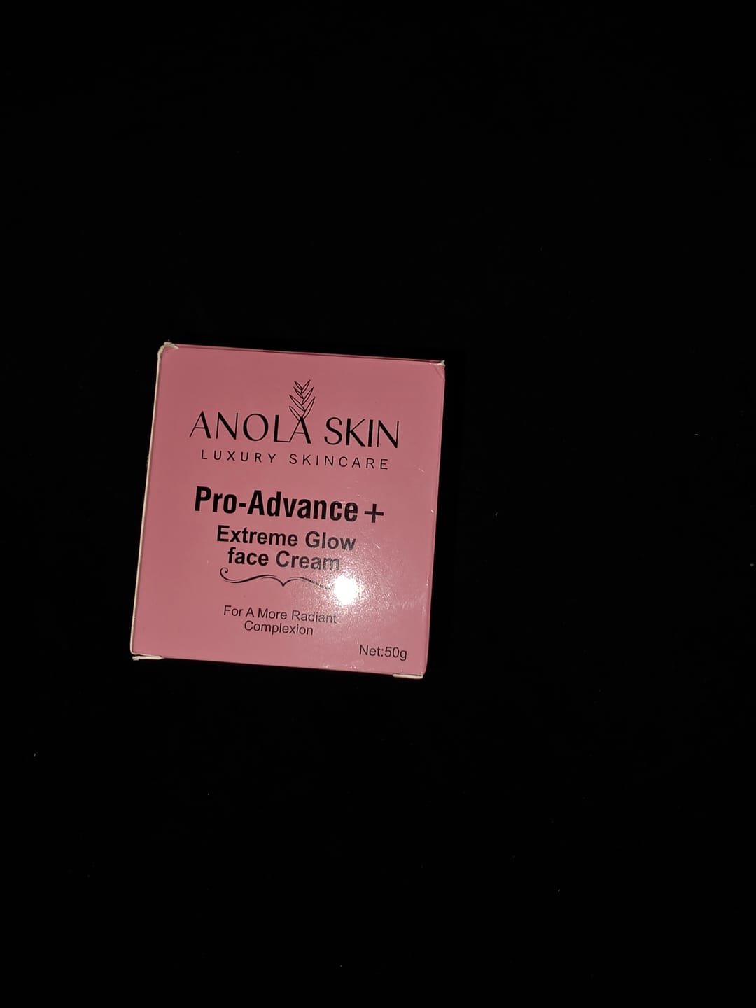Customer photo review of Pro Advance Extreme Glow Face Cream (Potent)