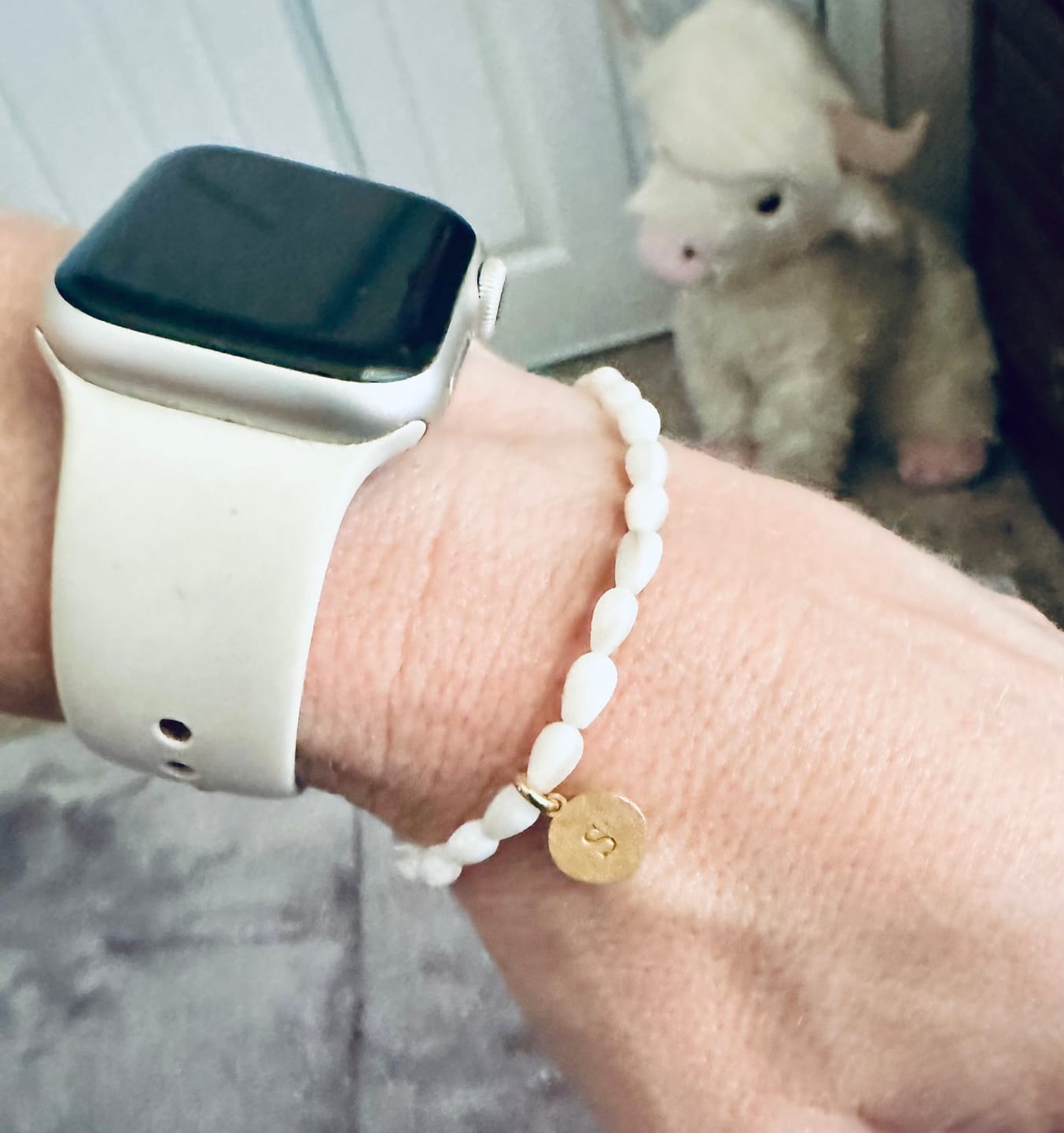 Customer photo review of BEACH PEARL - ACCENT BRACELET