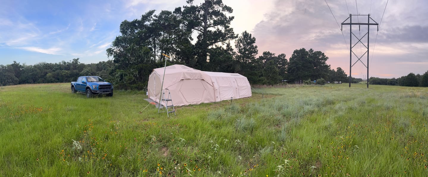 Customer photo review of Coody Tent Connector 3.6 PRO+3.6 PRO (Beige) – for 17.2 PRO, 10.0 PRO, Hub PRO