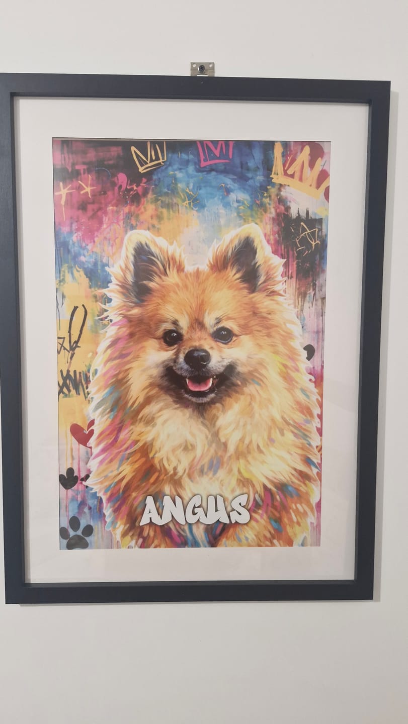 Customer photo review of Le graffiti - Poster personnalisé