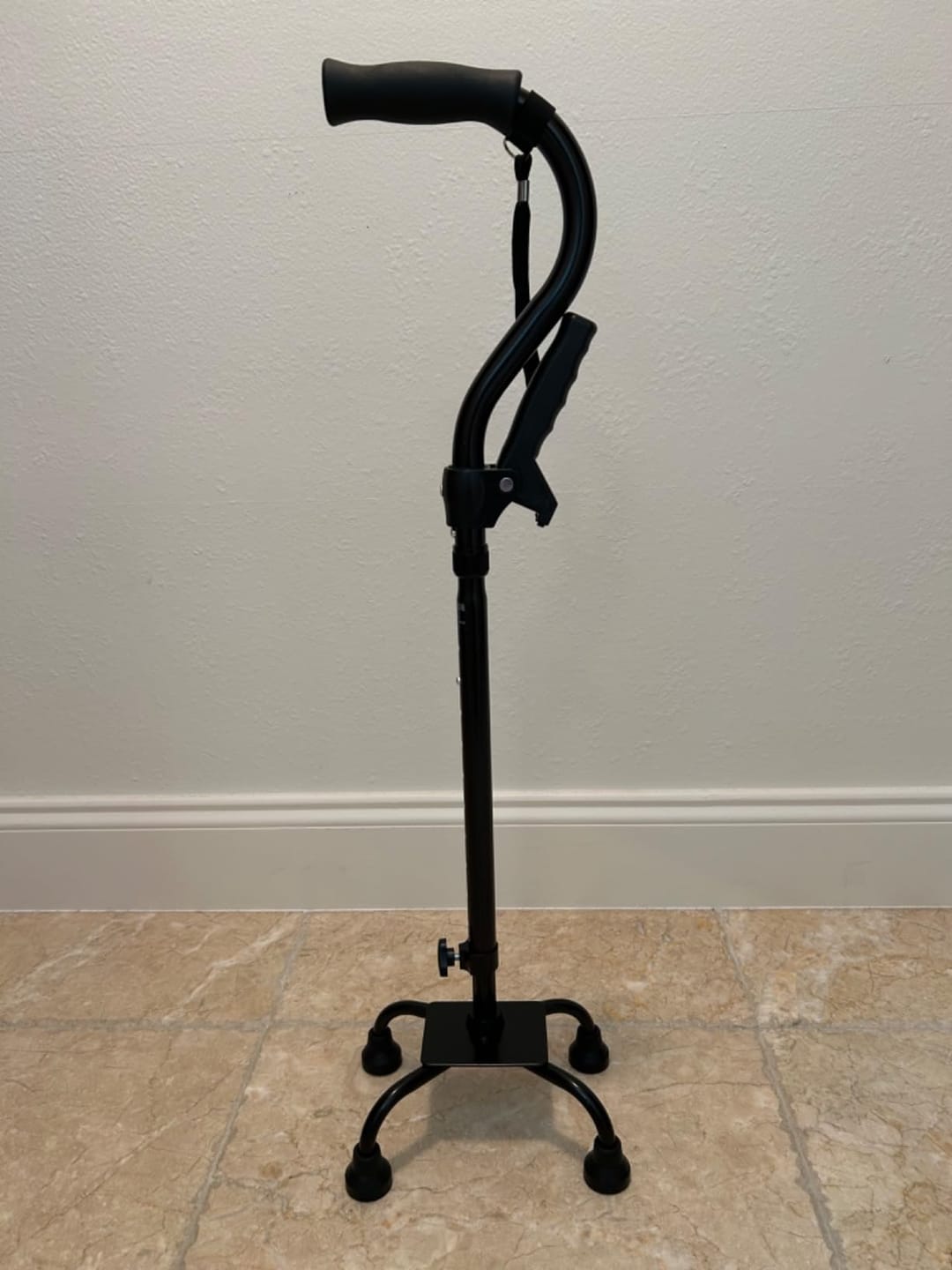 Customer photo review of Quad Cane with Extra Handle