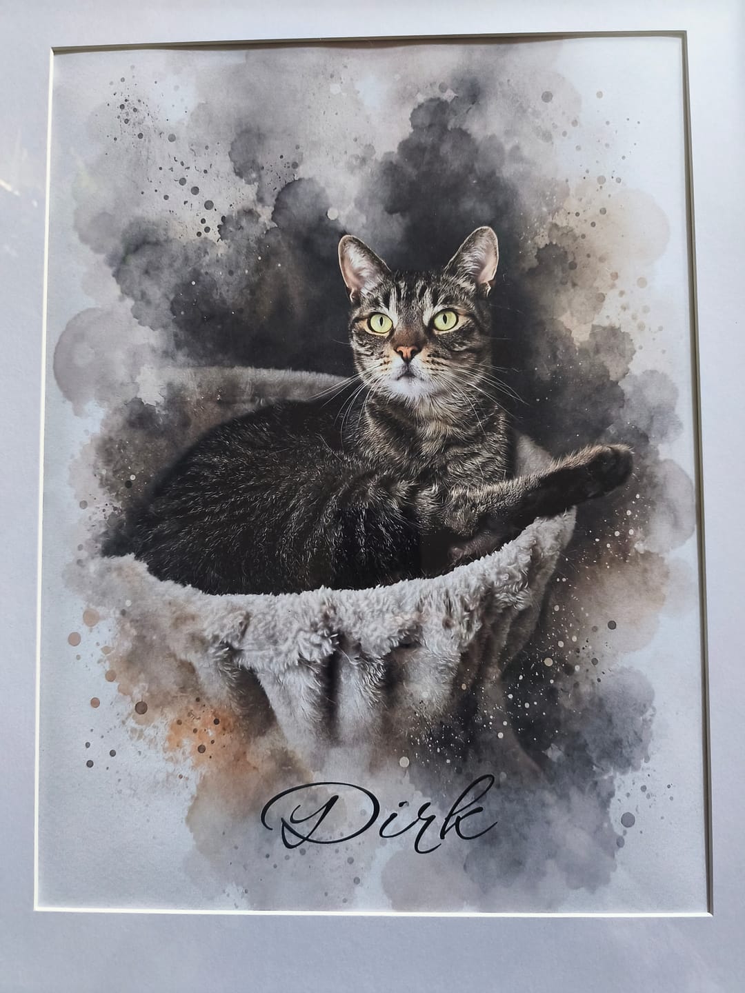 Customer photo review of Dein Haustier als Kunstwerk – mit Live-Vorschau, als Poster oder Leinwand