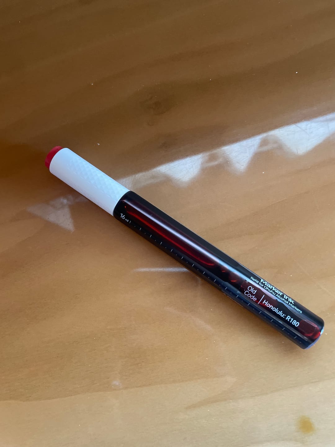 Customer photo review of Ohuhu Marker Ink R016 / R180 Refill for Alcohol marker