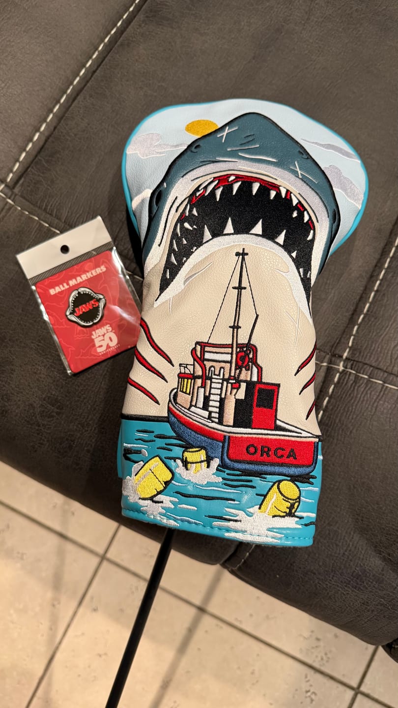 Customer photo review of Jaws "Ship vs. Shark" – Driver Headcover