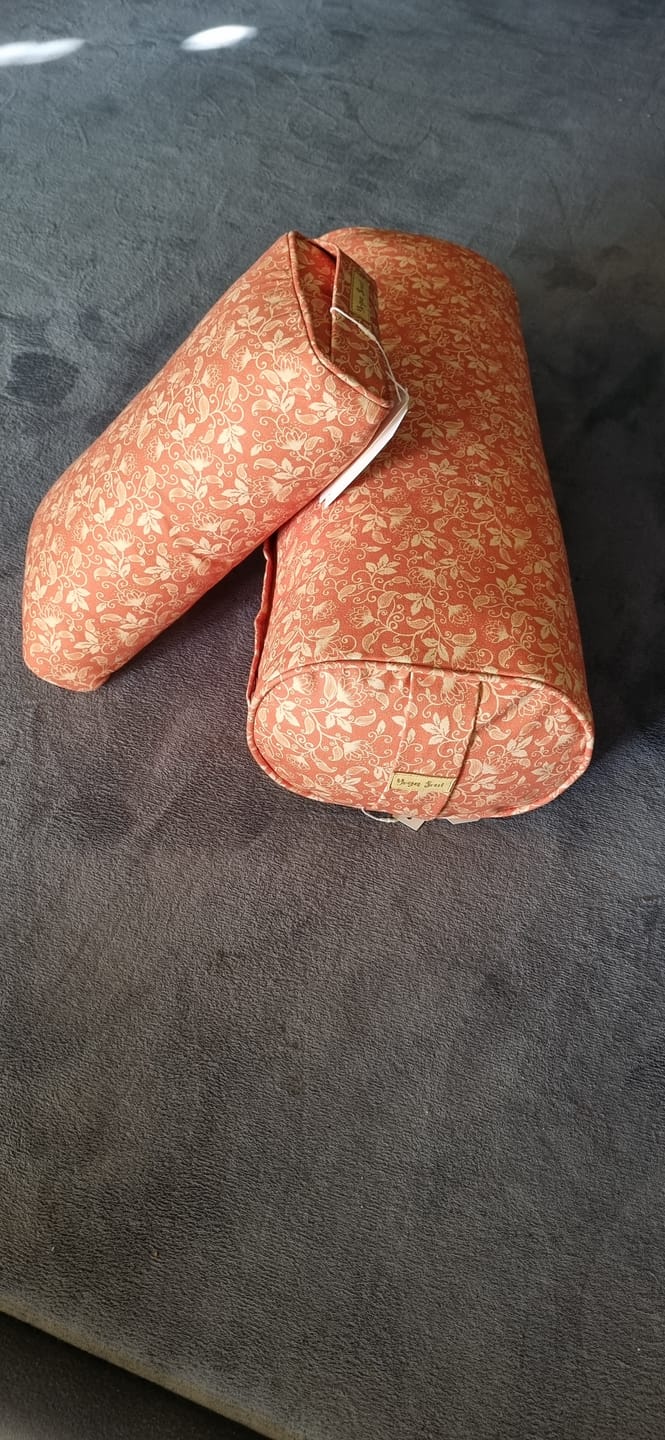 Customer photo review of Travel Yoga Pillow | Shanti Lotus | Sunset