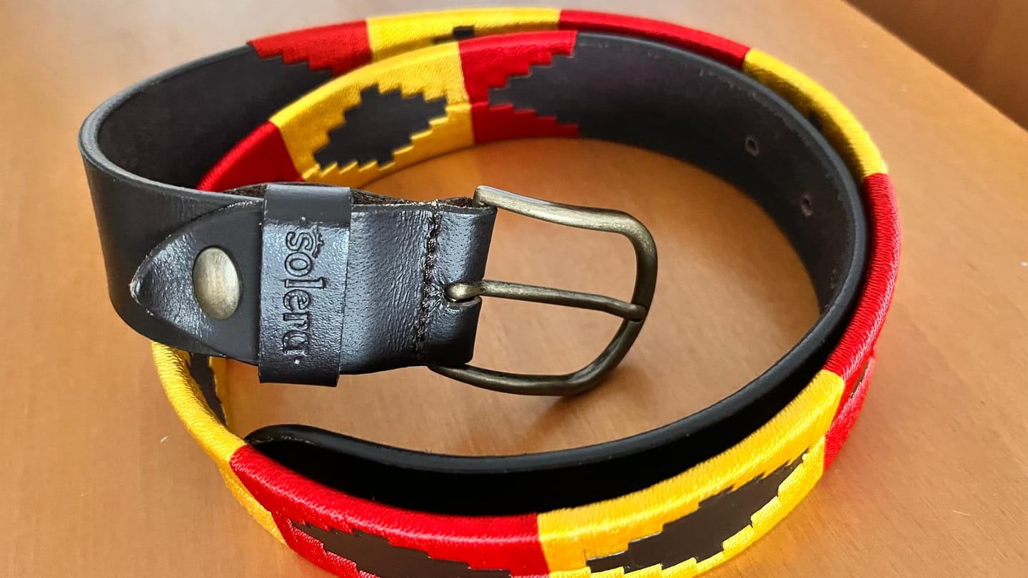 Customer photo review of CINTURON ARGENTINO MARRON