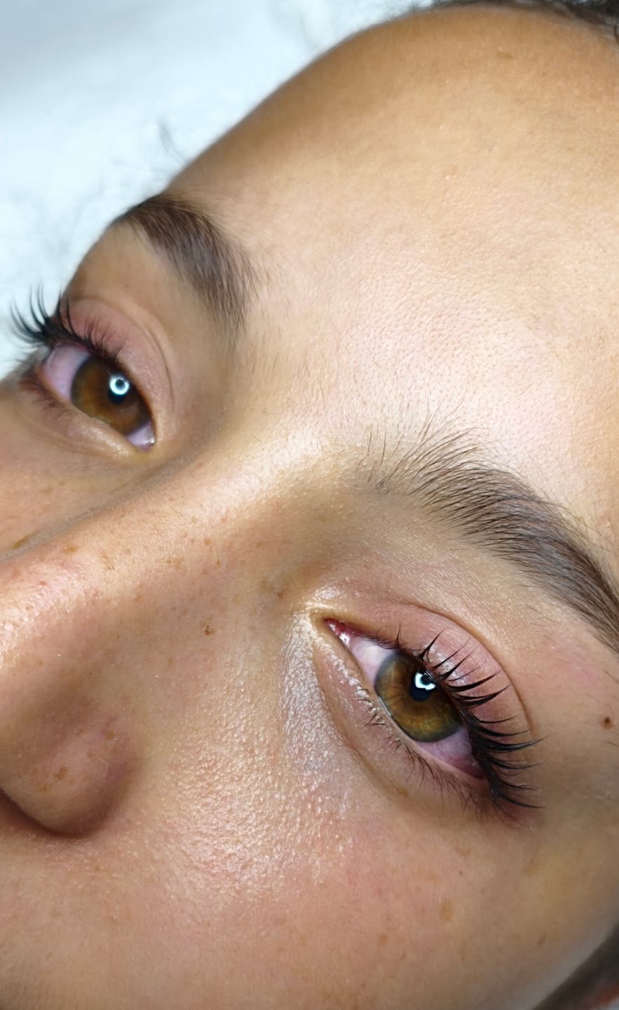 Customer photo review of Pure Care Lash & Brow Lift Pack