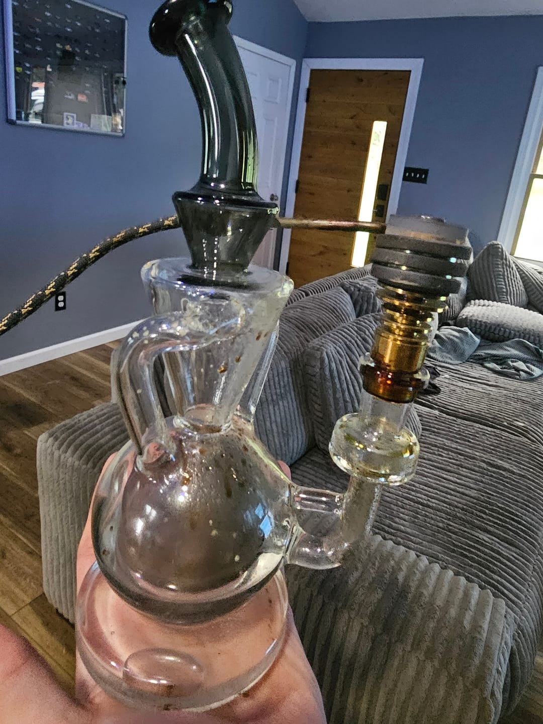 Customer photo review of AFM 9.5″ Magic Ball Recycler Dab Rig
