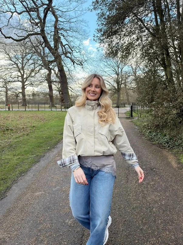 Customer photo review of Runa Casual Stand Collar Jacket