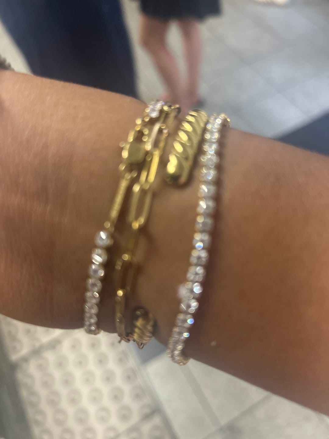 Customer photo review of Tennis Bracelet
