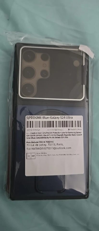 Customer photo review of LuxuryKase Hybrid Armour Case | Built-In Foldable Kickstand | Flip Camera Lens Protection Frame Design | MagSafe Compatible | Rugged PC & TPU Cover For iPhone & Samsung Series